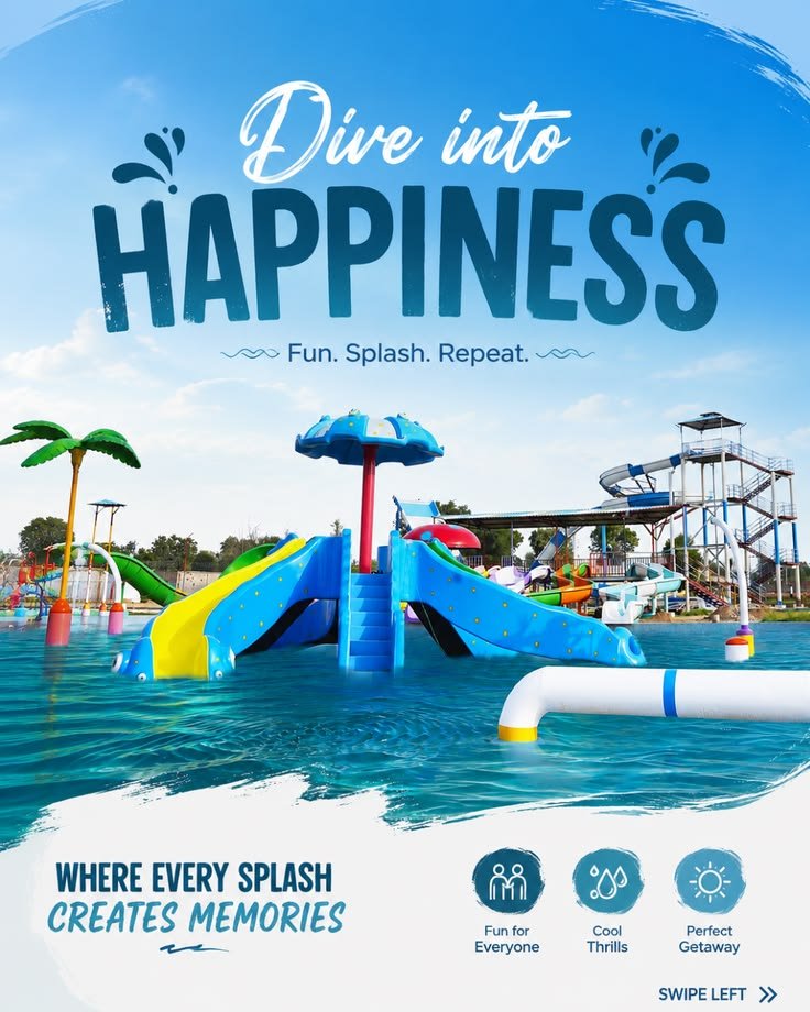 Poster acara Dive into Happiness Galaxy Waterpark